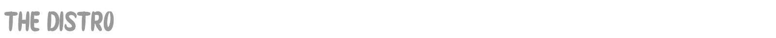 The Distro font preview